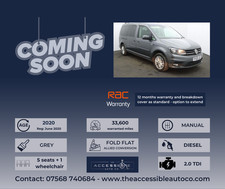 2020 - Volkswagewn Caddy Maxi Life 2.0 C20 TDI - 5 Seater - FOLD FLAT RAMP - WAV