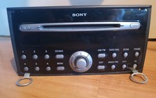 SONY CDX-FC214 Black Ford Systems Car MP3 6 Disc CD Radio AUX Phone UNTESTED