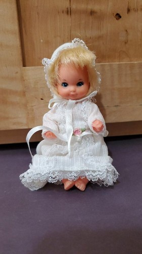 Vtg vinyl toy doll - vinyl,