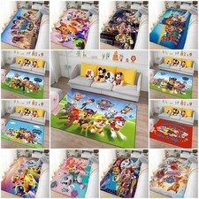 Kids Paw Patrol Floor Rug Carpet Bedroom Doormat Living Room Anti-Slip Mat Gift