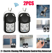2× Electric Cloning FOB Remote Control Key 433MHz For Gate Garage Door Universal
