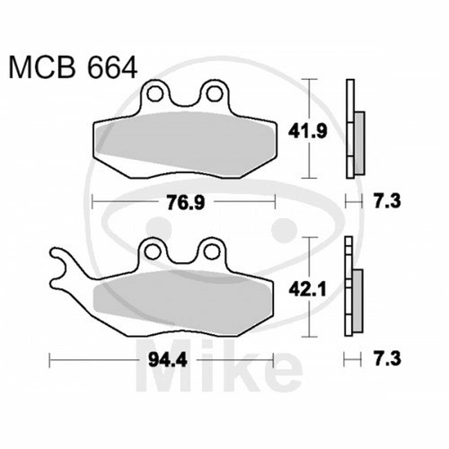 Brake pads trw lucas 787 - brake,