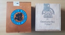 2 X BIG EMPTY WOODEN CIGAR