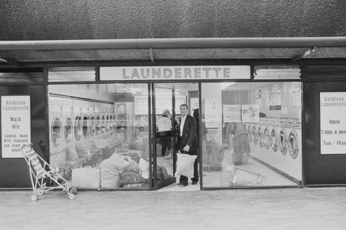 The barbican launderette - the,