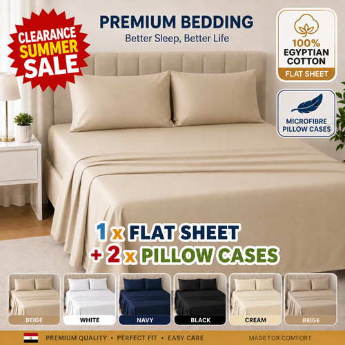 Flat sheets with - flat,