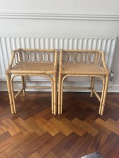 Pair Vintage x 2 70s Bamboo