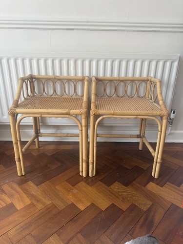 Pair vintage 70s bamboo - x, 2