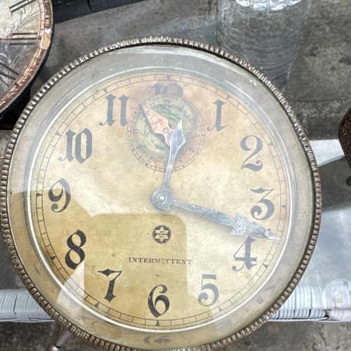 Antique new haven alarm clock - alarm,