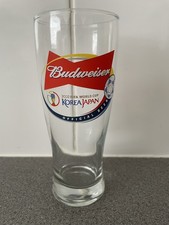 BUDWEISER RARE HALF PINT GLASS