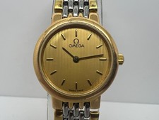 Omega DeVille Ladies Two Tone Quartz Watch Fully Serviced New Battery Warranty