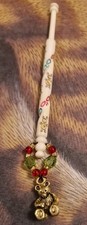 Vintage bone lace bobbin - teddy bear - BN