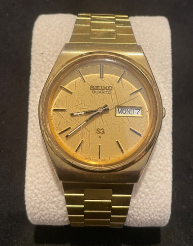 Seiko quartz gold dial - quartz,