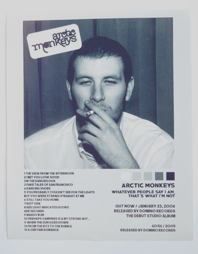 Arctic monkeys album listing - monkeys,