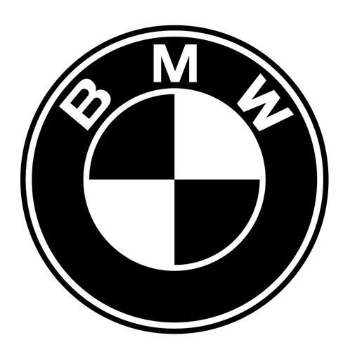 Bmw logo window sticker - logo,