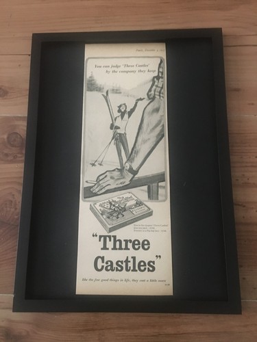 Three castles cigarettes 1957 - castles, cigarettes-1957