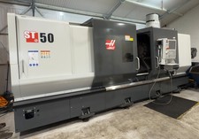 Haas ST50 Horizontal Turning Machine Slant Bed Lathe 105 hours use, Big Capacity