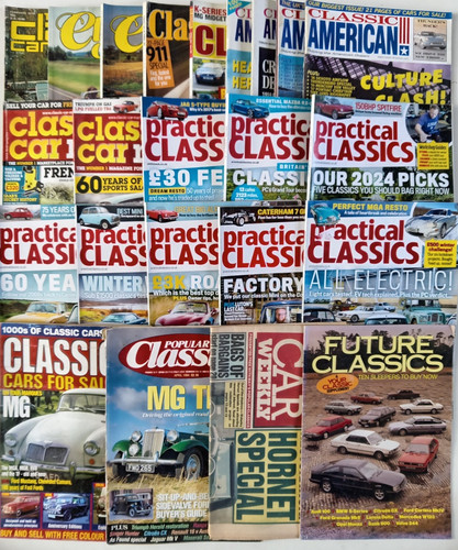 Various classic car magazines - classic,