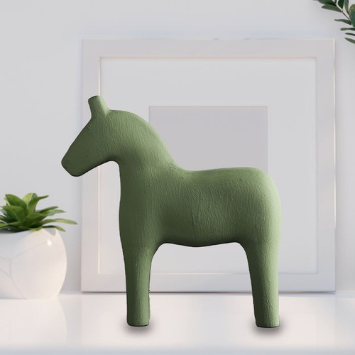 Wooden horse figurine sturdy - horse,