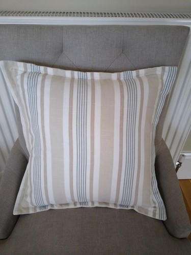 Box striped cushion cover - box,