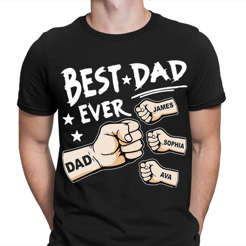 Best dad ever personalised - dad,