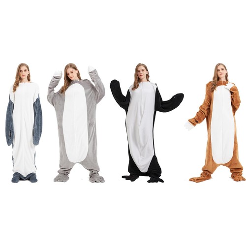 Animal oversized hooded fleece - oversized,