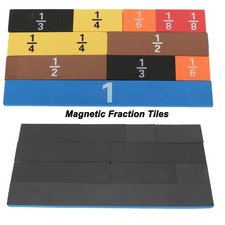 51pcs Magnetic Fraction Tiles