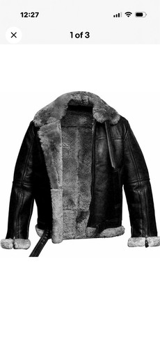 Mens raf shearling leather - mens,