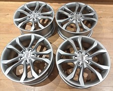 AUDI S3 S4 A3 A4 TT TTS 18 INCH S3 S4 5 TWIN SILVER ALLOY WHEELS SET 8P0601025BM