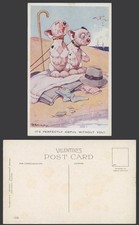 BONZO DOG G.E. Studdy c.1920 Old Postcard It's Perfectly Awful Without You! 1208