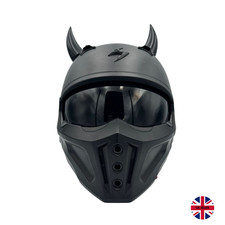 Scorpion Covert X Solid Helmet – Matte Black – Size M – With Box & Accessories