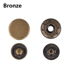 10Sets Heavy Duty Poppers Snap Fastener Press Studs Sewing Clothing Rivet Parts