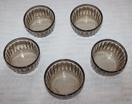 Smoked glass ramekin - x,