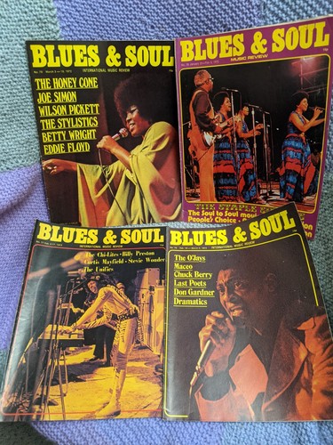 Blues and soul magazines 1972 - soul,