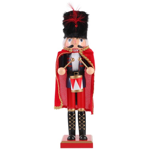 Hand painted wooden nutcracker - painted,