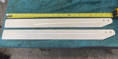 Wooden rotor blades possibly - blades,