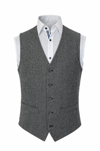 Grey donegal tweed waistcoat - grey,