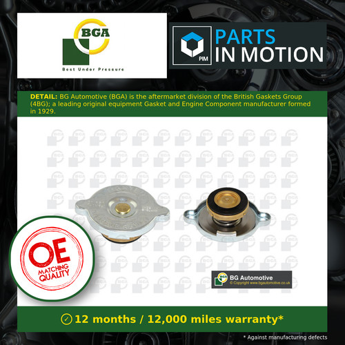 Radiator cap cc3050 bga - radiator,