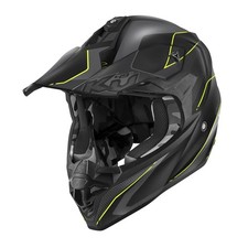 Helmet Motocross KAPPA KV49 Evo Chaser Matte Black Grey Yellow