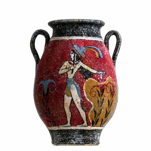 Ancient greek minoan amphora - ancient,