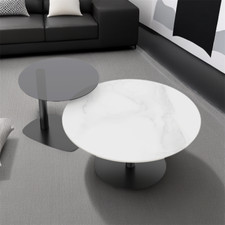 Coffee Table Set Large Marble
