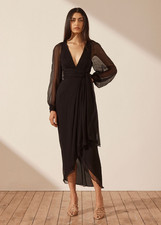 SHONA JOY Dress Isola Plunged