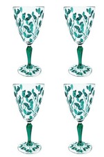Set of Four 4 Murano Wine