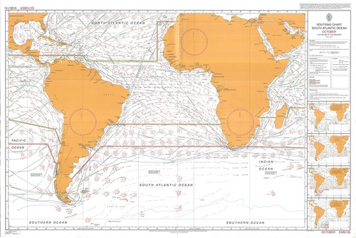 5125 routeing chart south - 5125(10),