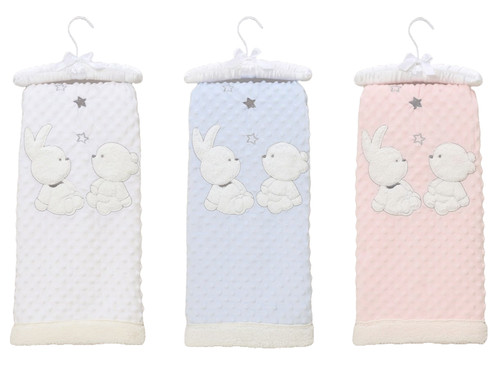 White baby blanket wrap cot - wrap,