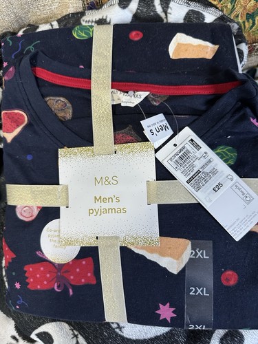 Men bnwt pyjamas - m&s, xmas