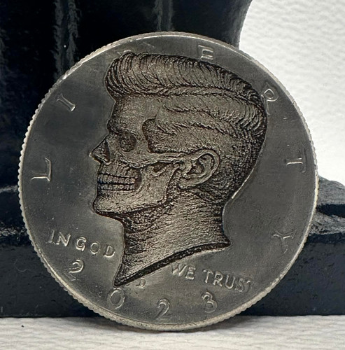 Hobo nickel jfk skull - hobo, skull"
