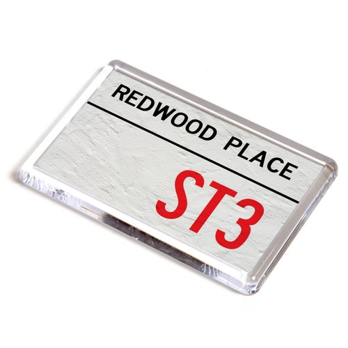 Fridge magnet redwood place - -,
