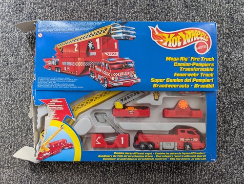 Hot wheels mega rig fire - fire, truck