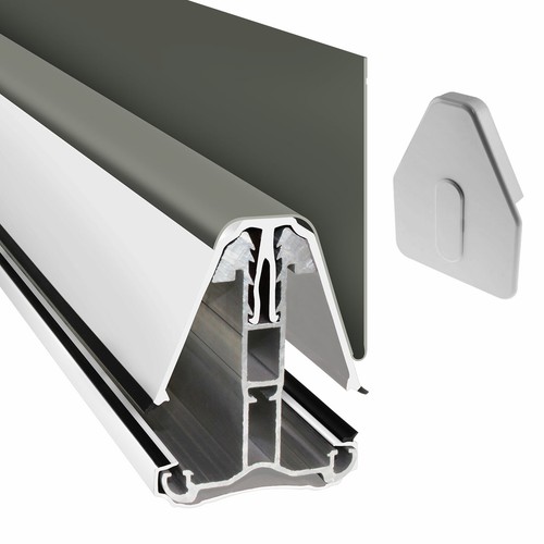 Starter end glazing bar self - glazing,