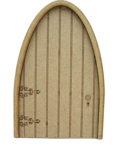 Wooden mdf fairy door elf - wooden,